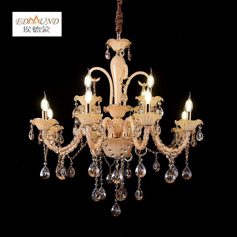 1338-8+4 Modern Crystal Chandelier Luksusowa dekoracja